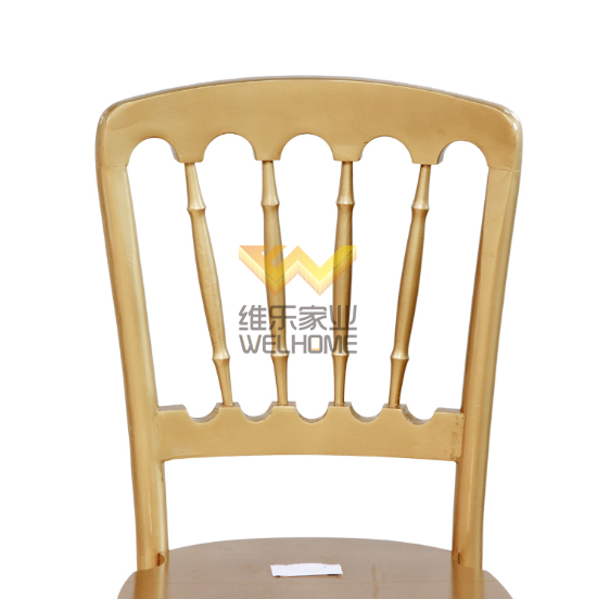 Top quality gold wood chateau chair for hire